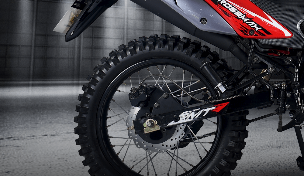 El motor ofrece 14 caballos de fuerza de la Moto todo terreno CROSSMAX 250 PRO