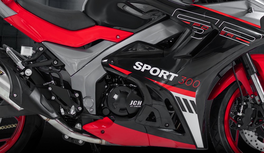 diseño exclusivo de la Moto Pistera SPORT 300