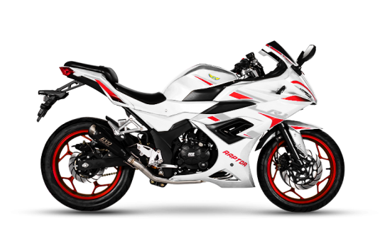 Moto Pistera RAPTOR R1 Blanco