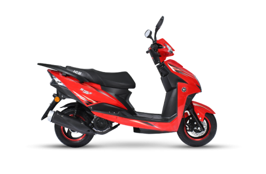 Moto Scooter STYLE 150 de color rojo